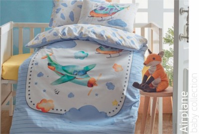 Posteljnina MS Baby Airplane
